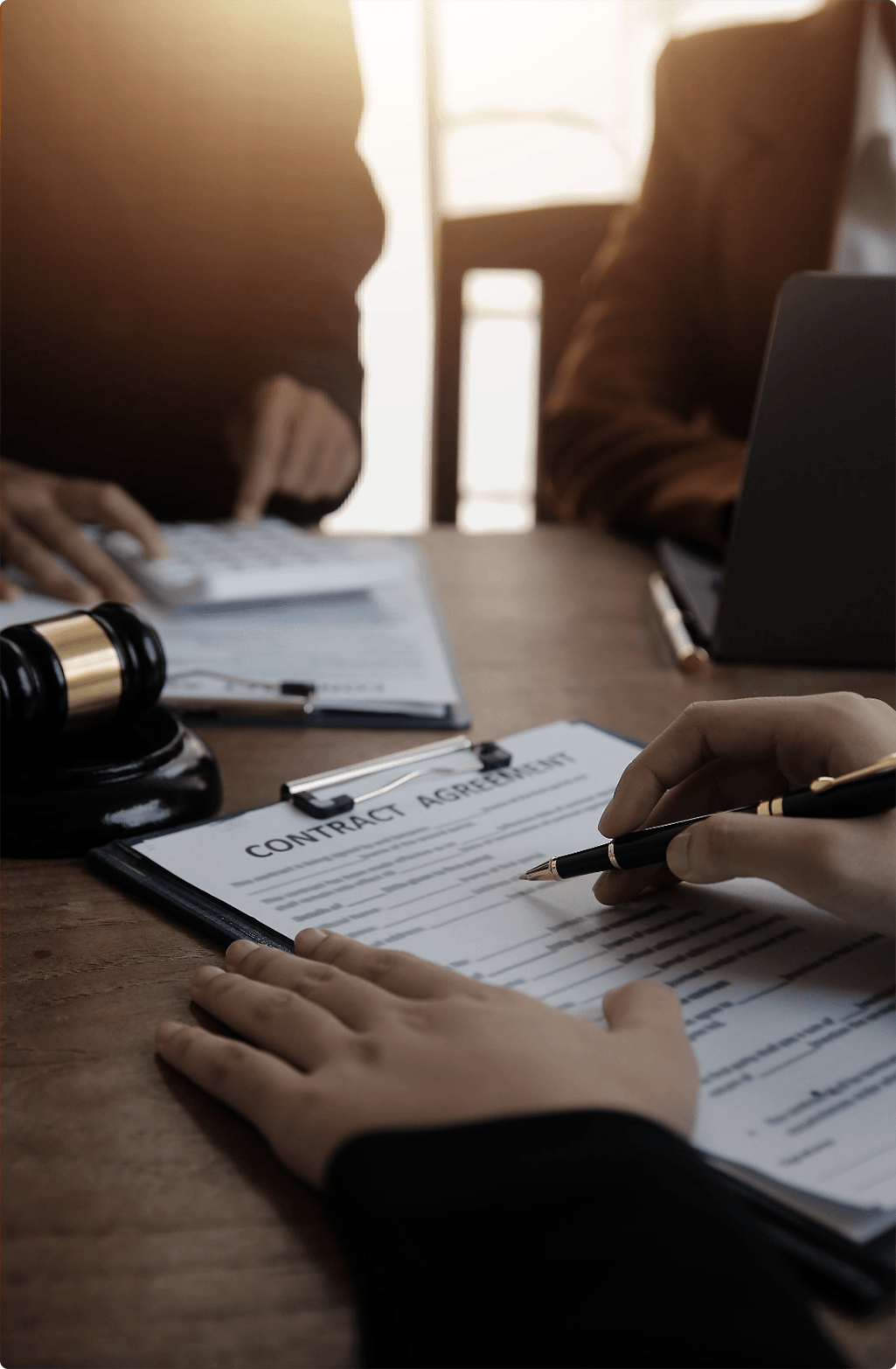 Filling a form