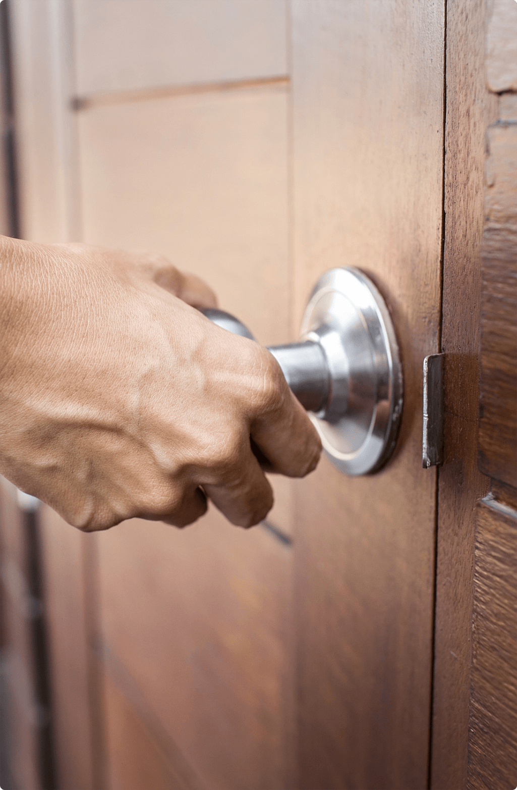 Opening door